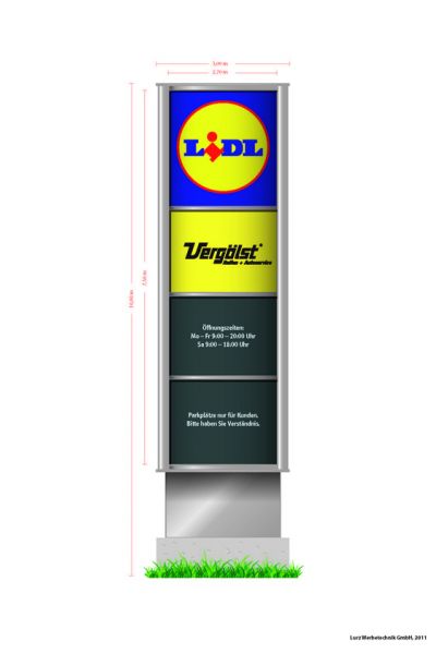 2 seitige Pylone der Firma Lurz