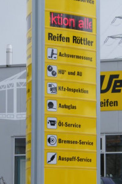 3 seitige Pylone der Firma Lurz